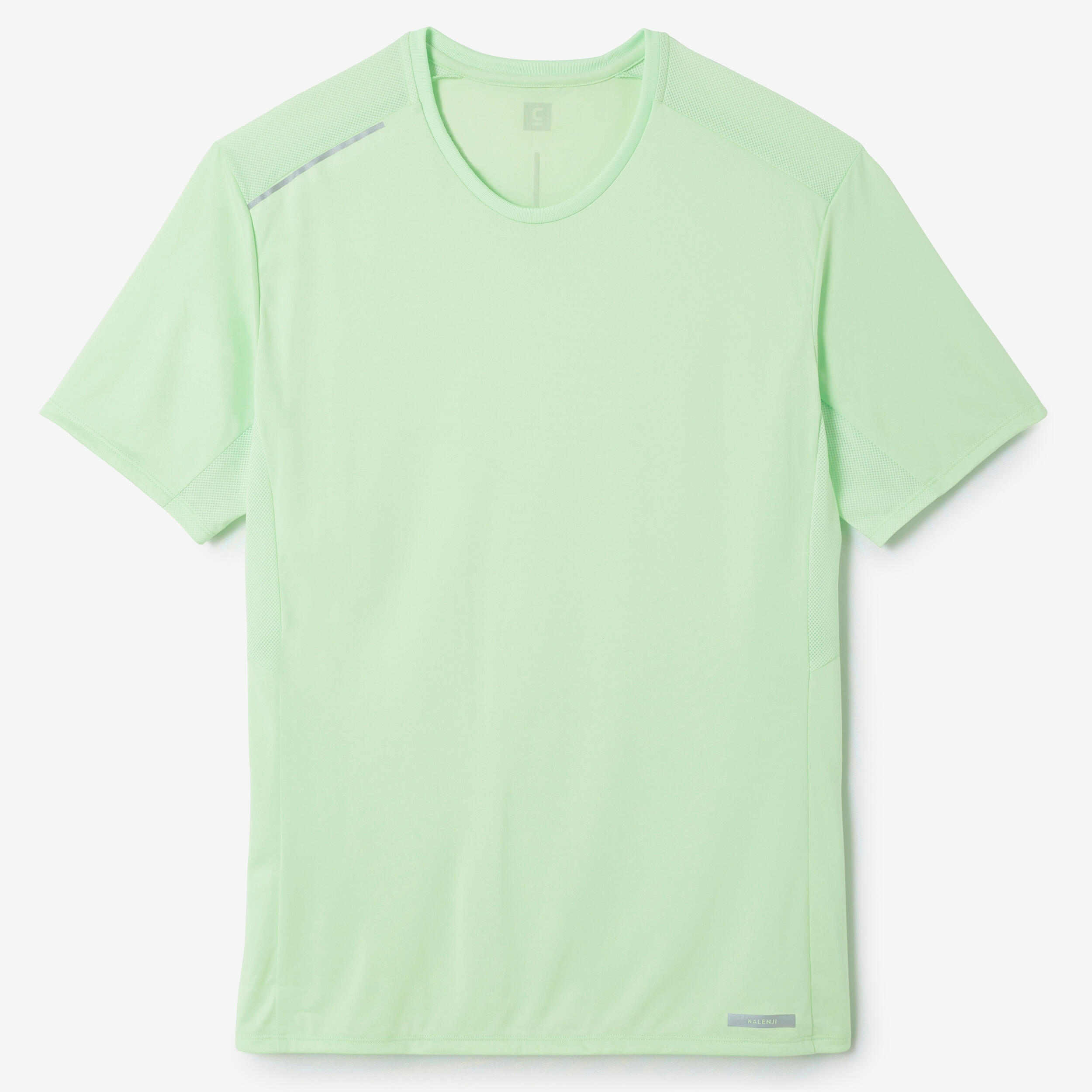 KALENJI Dry+ Men's Running Breathable T-shirt - neon green