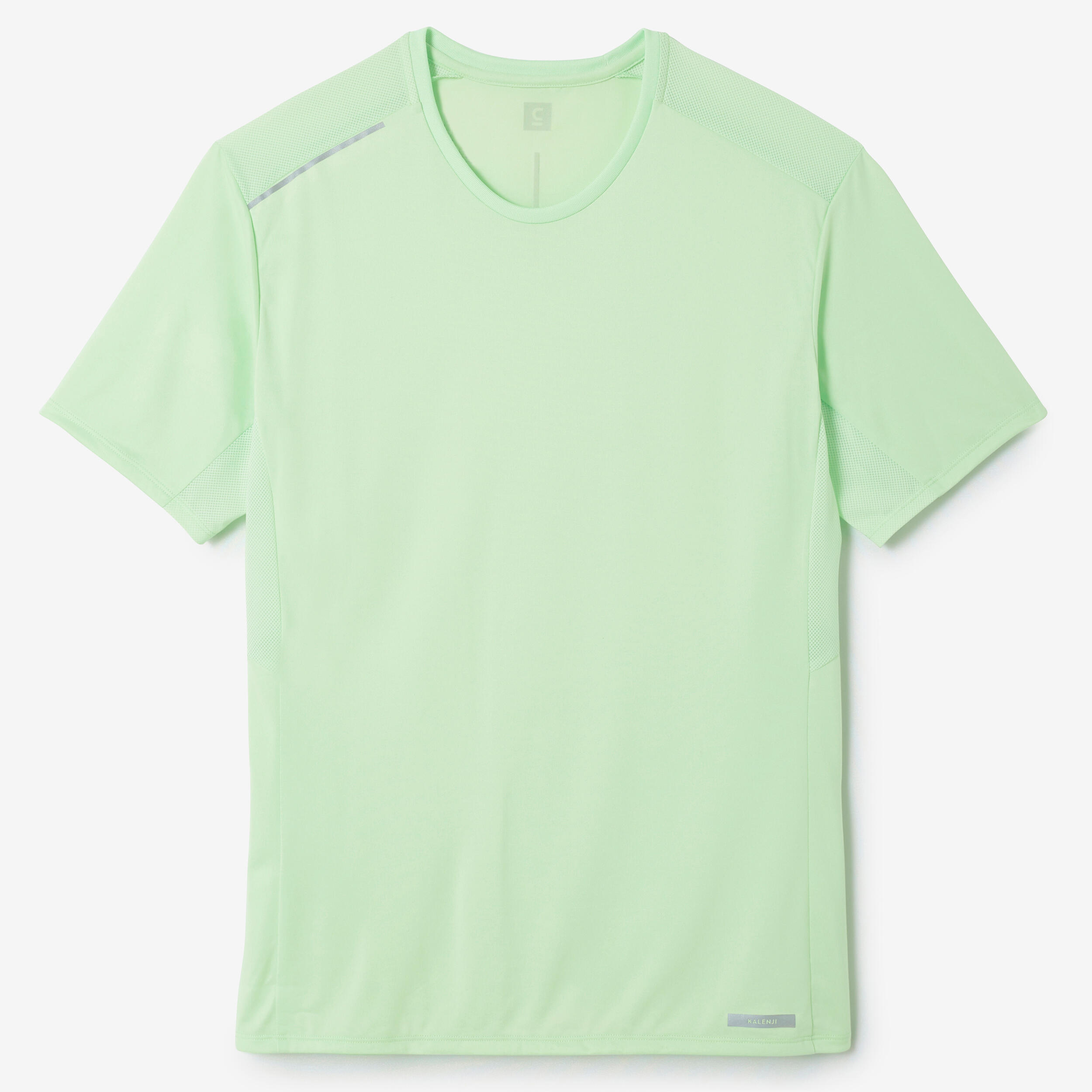 T-shirt För Löpning Herr Ljusgrön