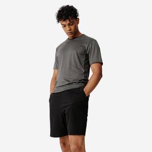 Men's breathable running T-shirt - DARK GREEN