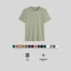 Men's Slim-Fit Fitness T-Shirt 500 - Sage Grey