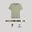 T-shirt Slim fitness Homme - 500 gris sauge