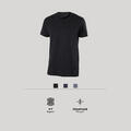 Men's Slim-Fit Fitness T-Shirt 500 - Grey