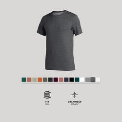 T-shirt Slim fitness homme - 500 gris foncé