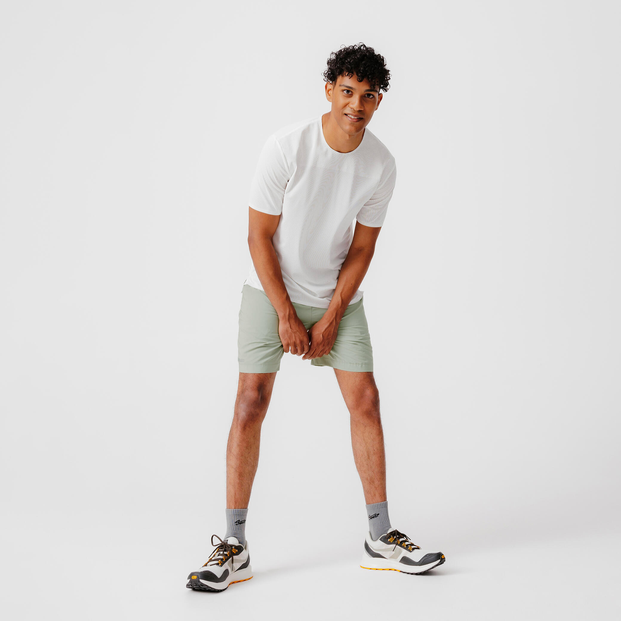 Dry + Men's Running Breathable Shorts - Grey 2/6