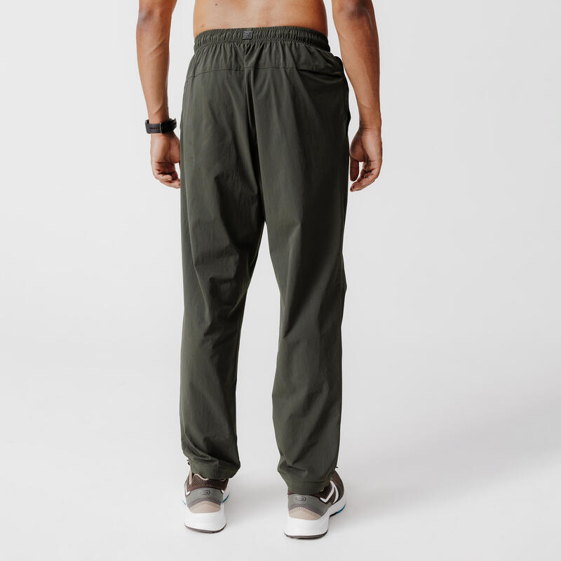Men's Dry 500 breathable running trousers - green
