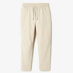 Men's Breathable Running Trousers - Dry 500 Beige