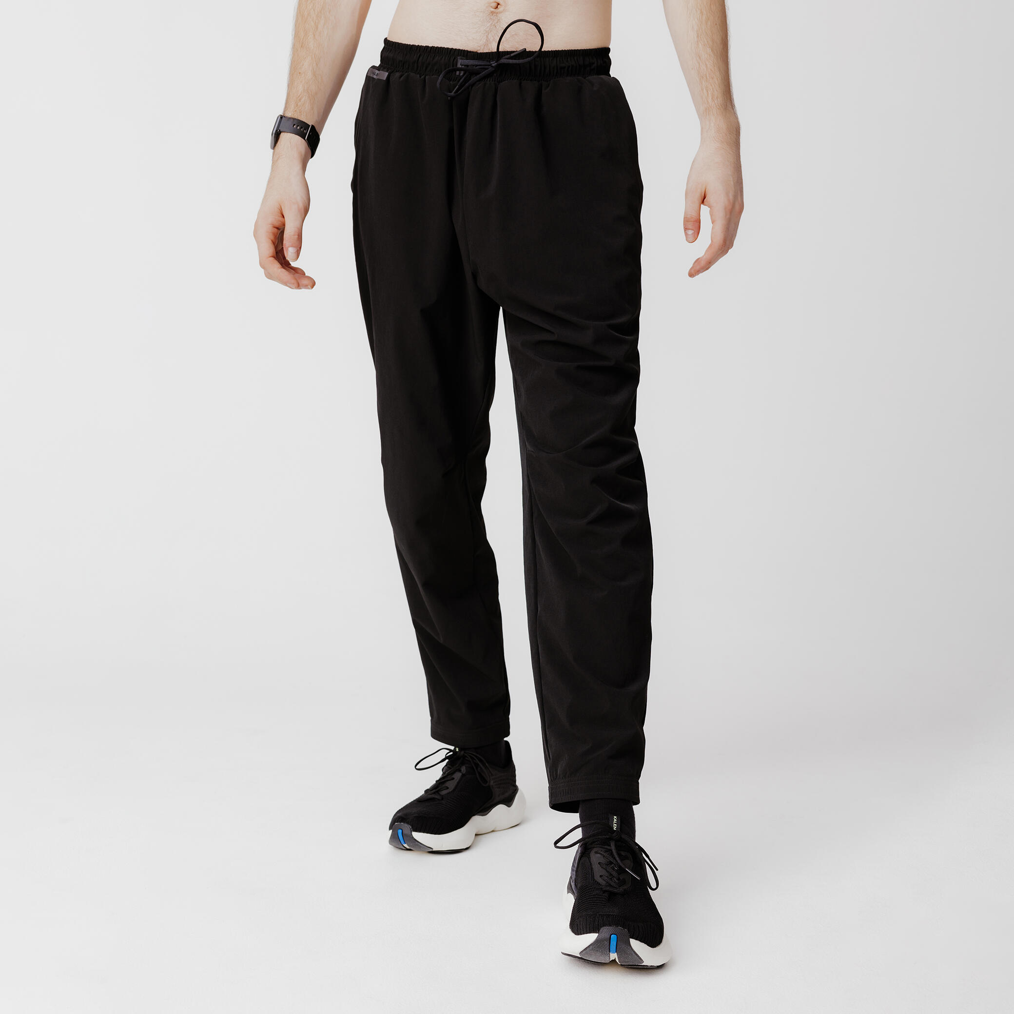 Dry 500 Men's Breathable Running Trousers - black