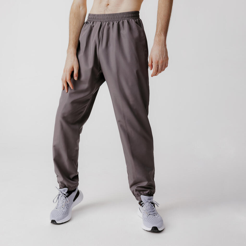Pantalon running respirant homme - Dry 100 Gris