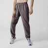 Men Breathable Running Track Pants - Run Dry 100  - Granite