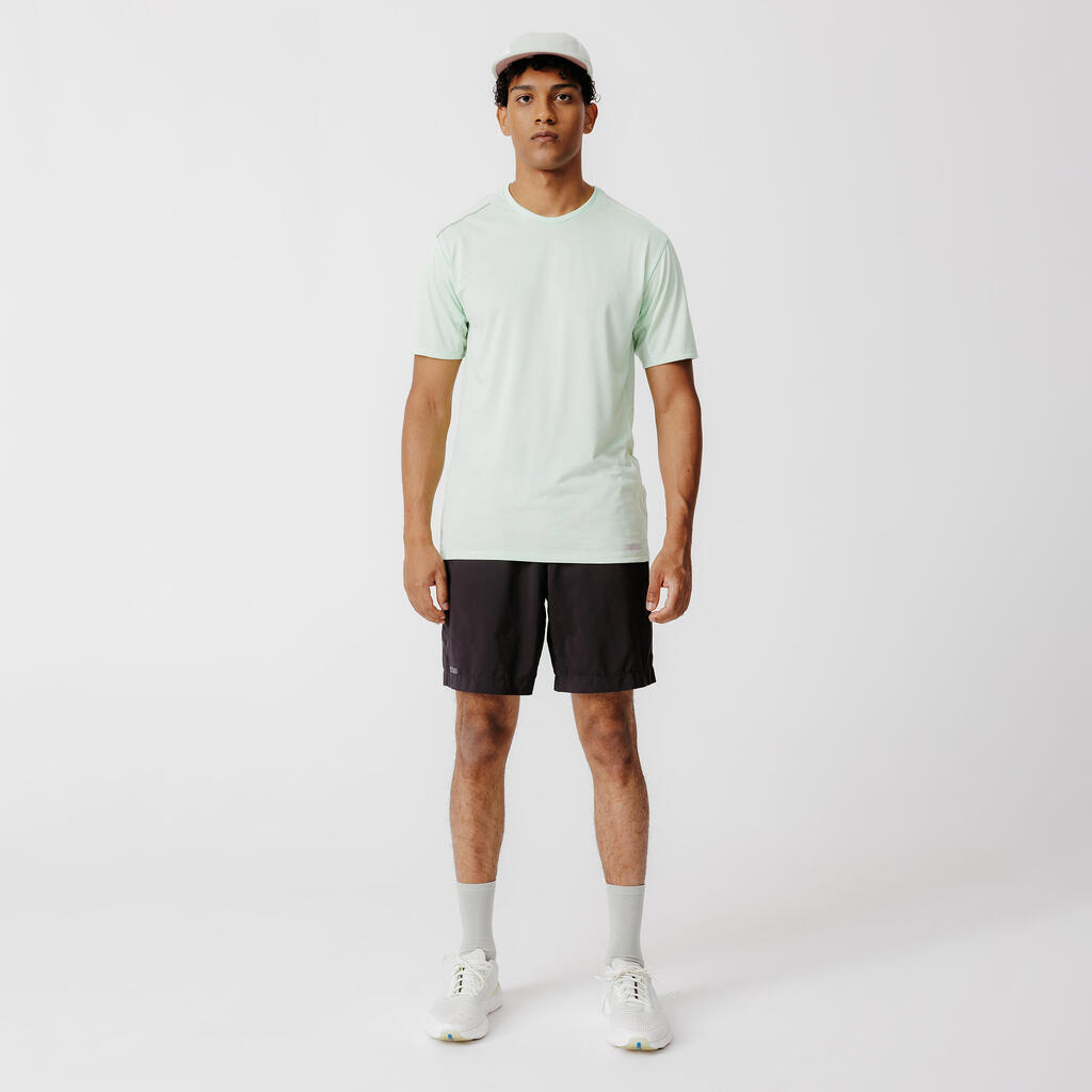Men's Breathable Running Shorts - KIPRUN Run 500 Dry - Black