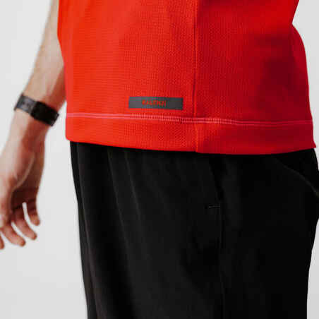 Vyriški orui laidūs bėgimo marškinėliai „Kiprun 100 Dry“, raudoni