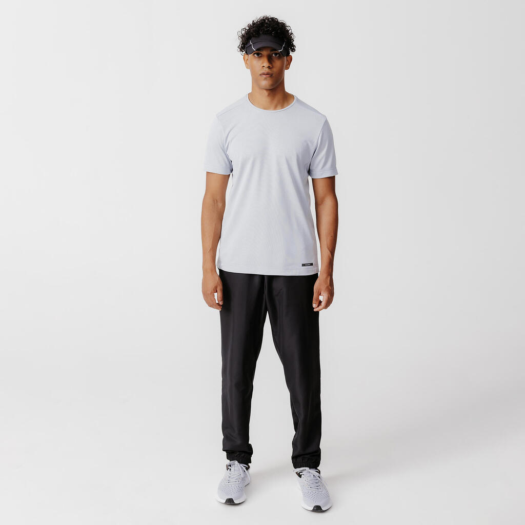T-shirt de running respirant Homme - KIPRUN 100 Dry Rouge