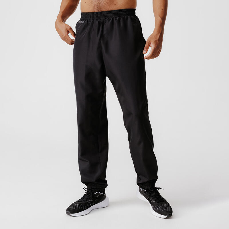 Pánské běžecké kalhoty Dry 100 černé 