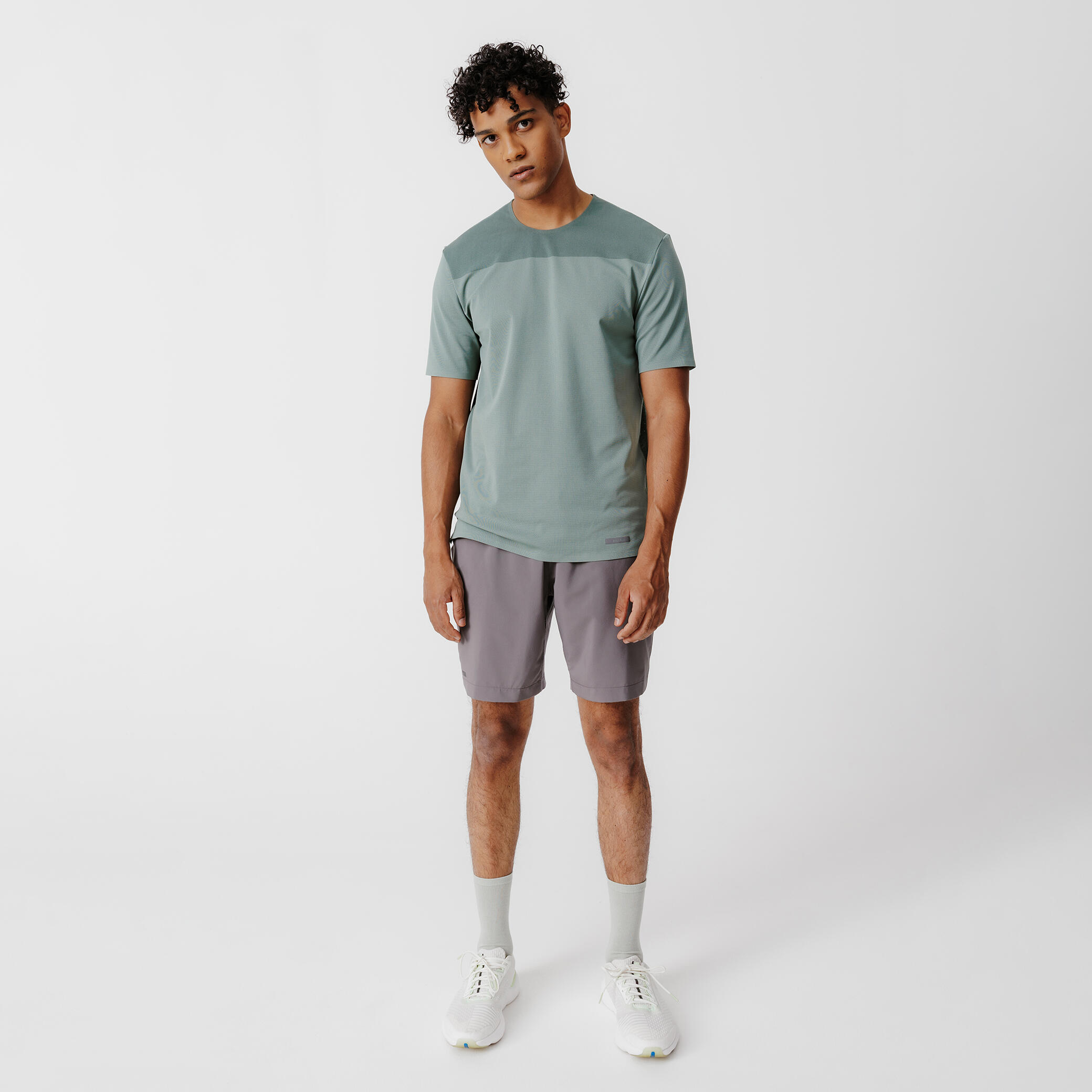 Dry+ Breath breathable and ventilated men's running T-shirt - green