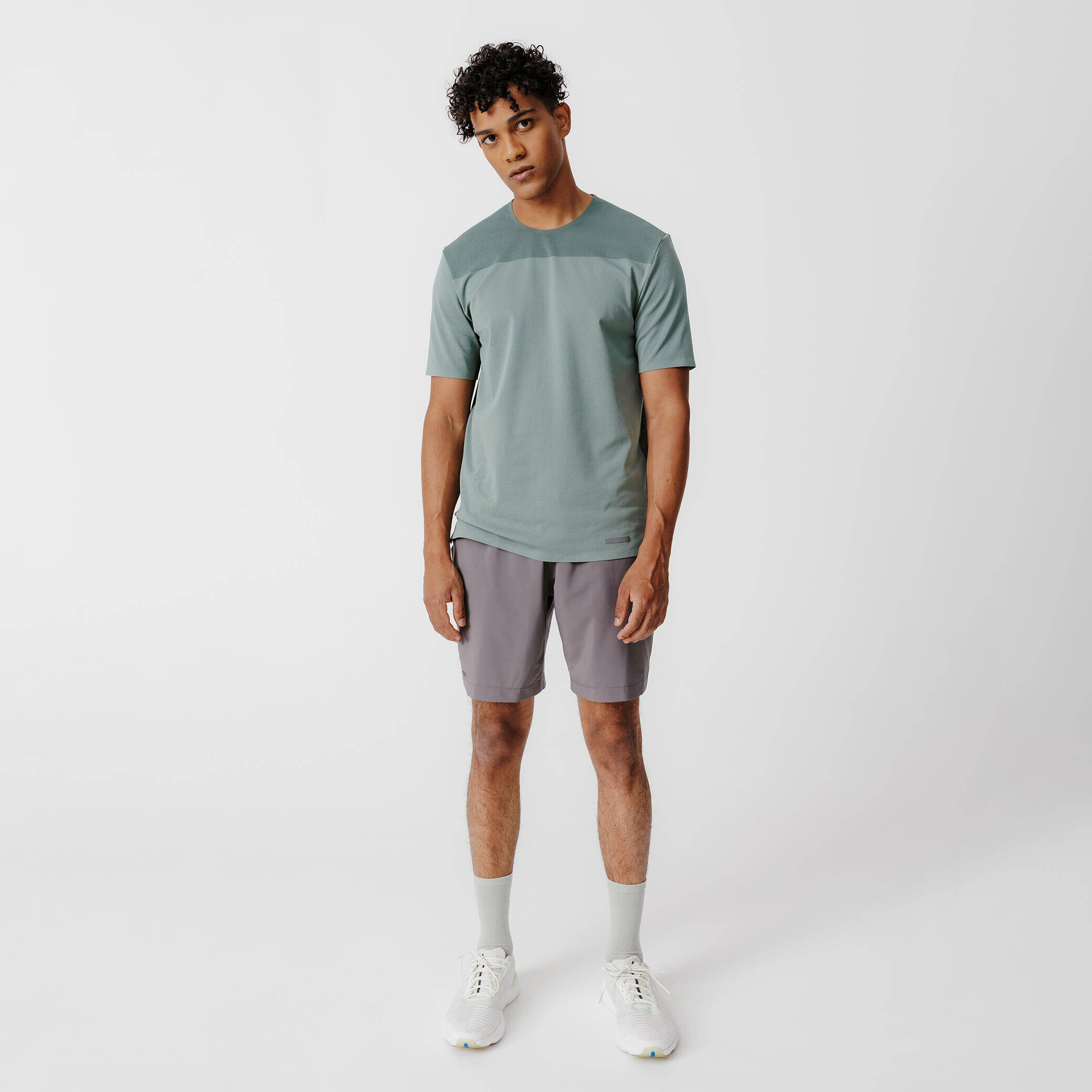 Dry+ Breath breathable and ventilated men's running T-shirt - green -  4