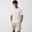 T-shirt de Corrida Respirável e Ventilada Dry+ Breath Homem Branco Marfim