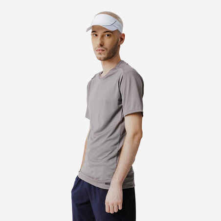 Dry+ Men's Running Breathable T-Shirt - Granite Grey