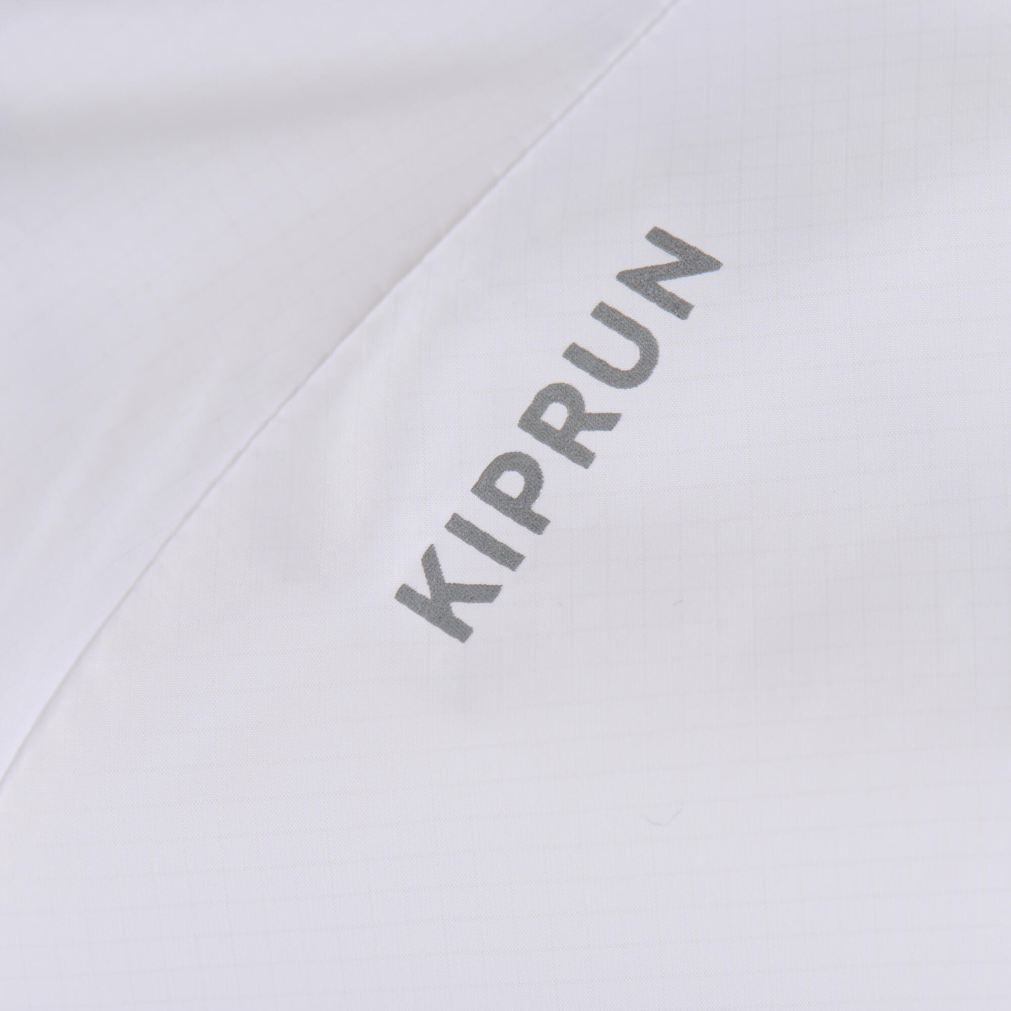 Kids' ultra light KIPRUN WIND windproof running jacket - white  3/5