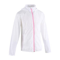 KIPRUN WIND Children's Ultra-Light Windproof Running Jacket - White