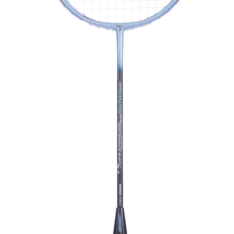 Kit racchette badminton adulto BR 190 PARTNER azzurro-lilla