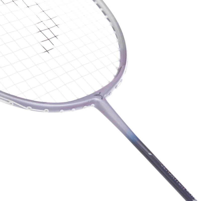 RAQUETE DE BADMINTON BR190 SET PARTNER ADULTO AZUL ROXO