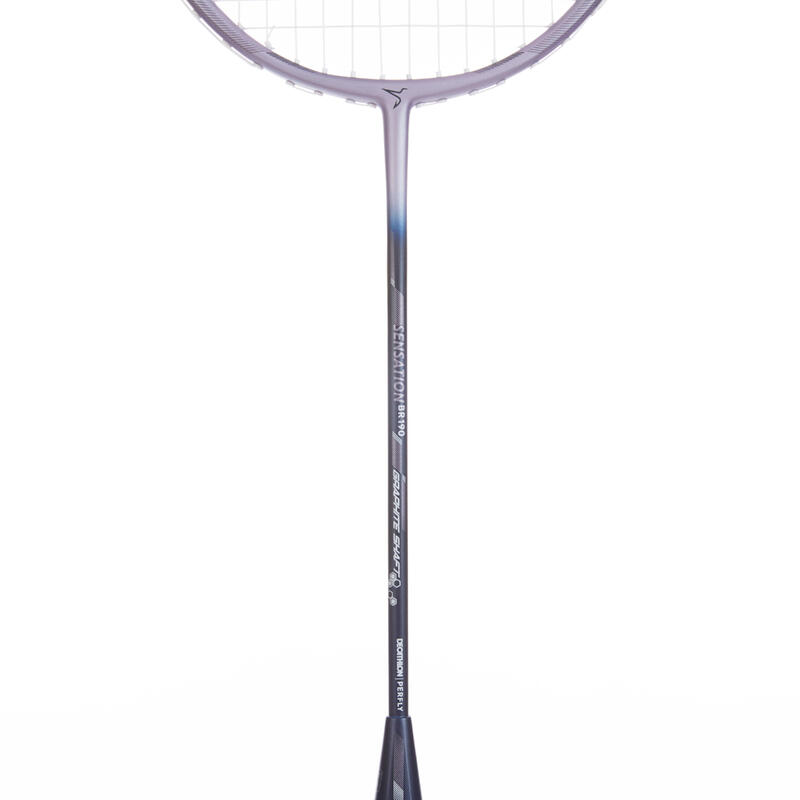 Kit racchette badminton adulto BR 190 PARTNER azzurro-lilla