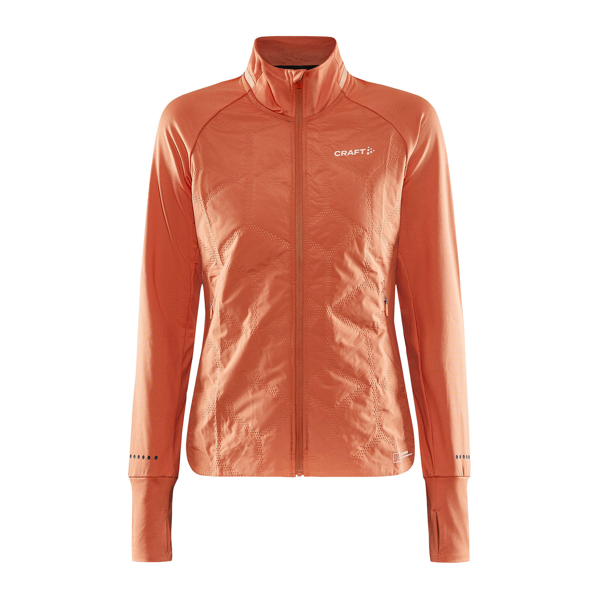 WOMEN'S RUNNING JACKET - ADV SUBZ 2 ORANGE/CORAIL