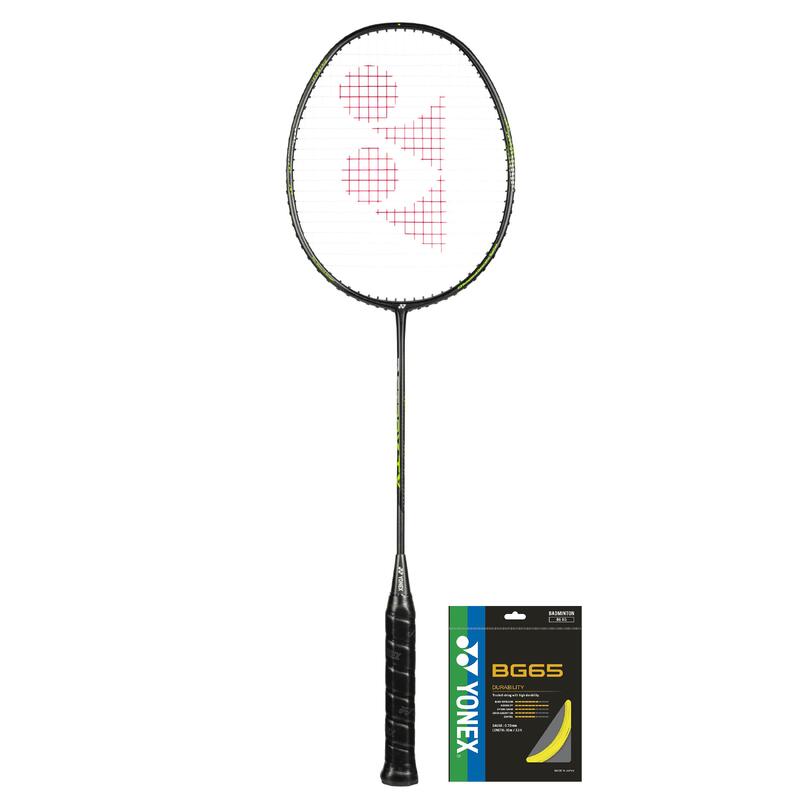 Badmintonracket Astrox TX + snaren BG 65