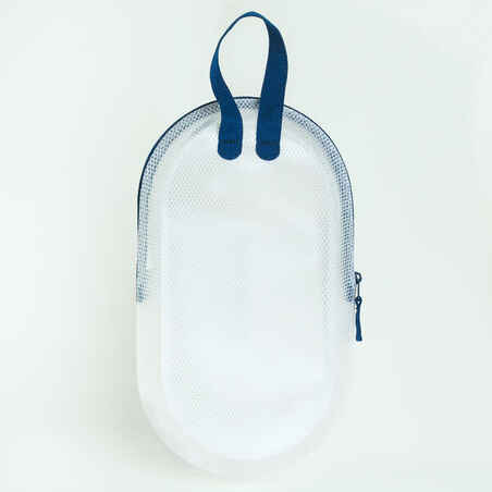 حقيبة ضد الماء للسباحة 100 3 لتر - أزرق / أبيض