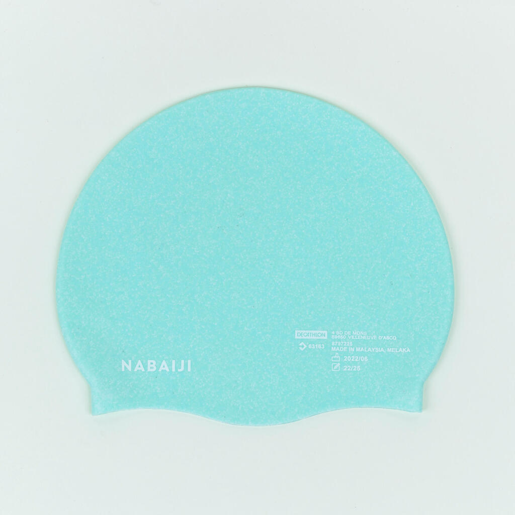 Reg silicone swim cap - One size - Petrol blue