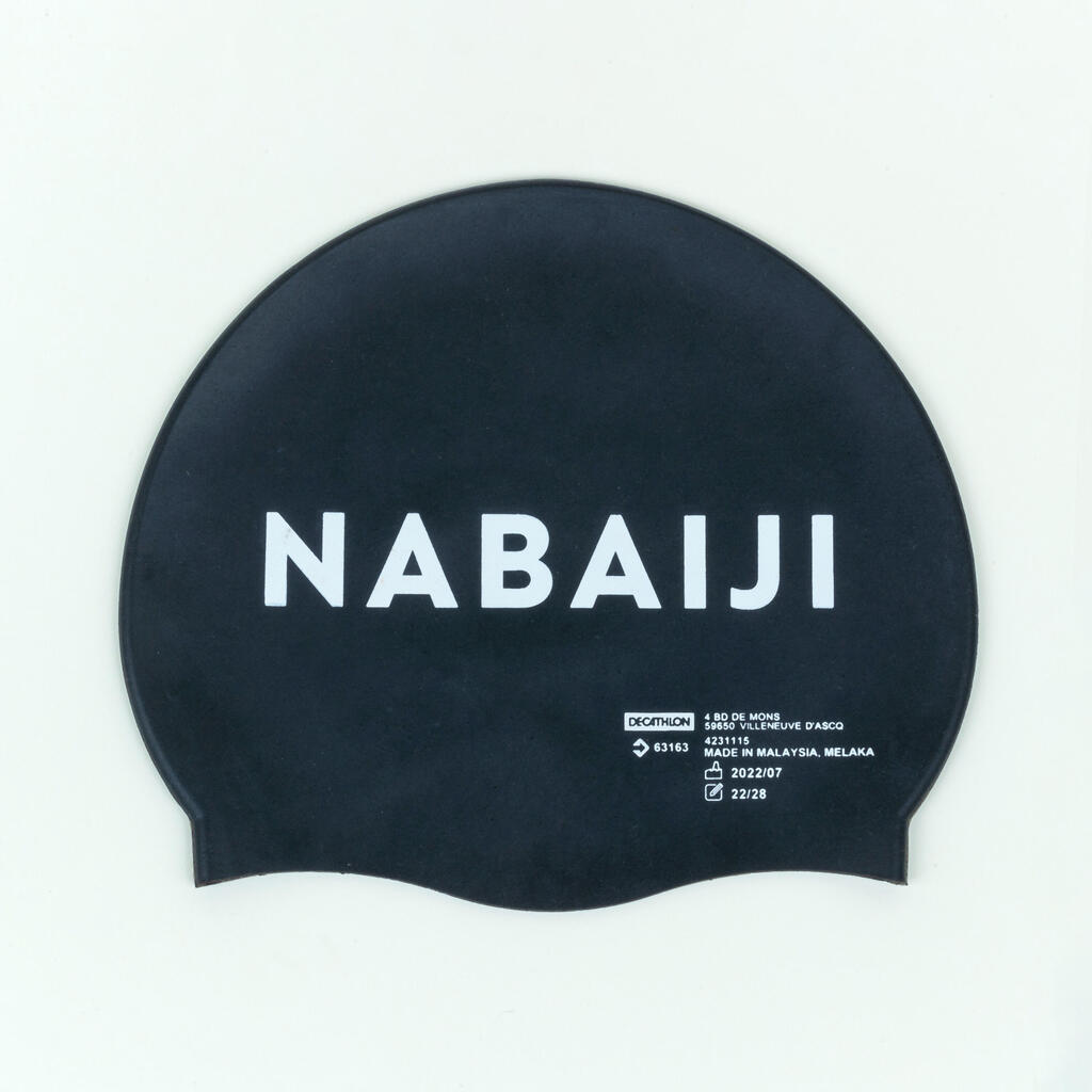 GORRO NATACIÓN SILICONA NEGRO 500