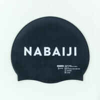 Silicone swim cap - BLACK