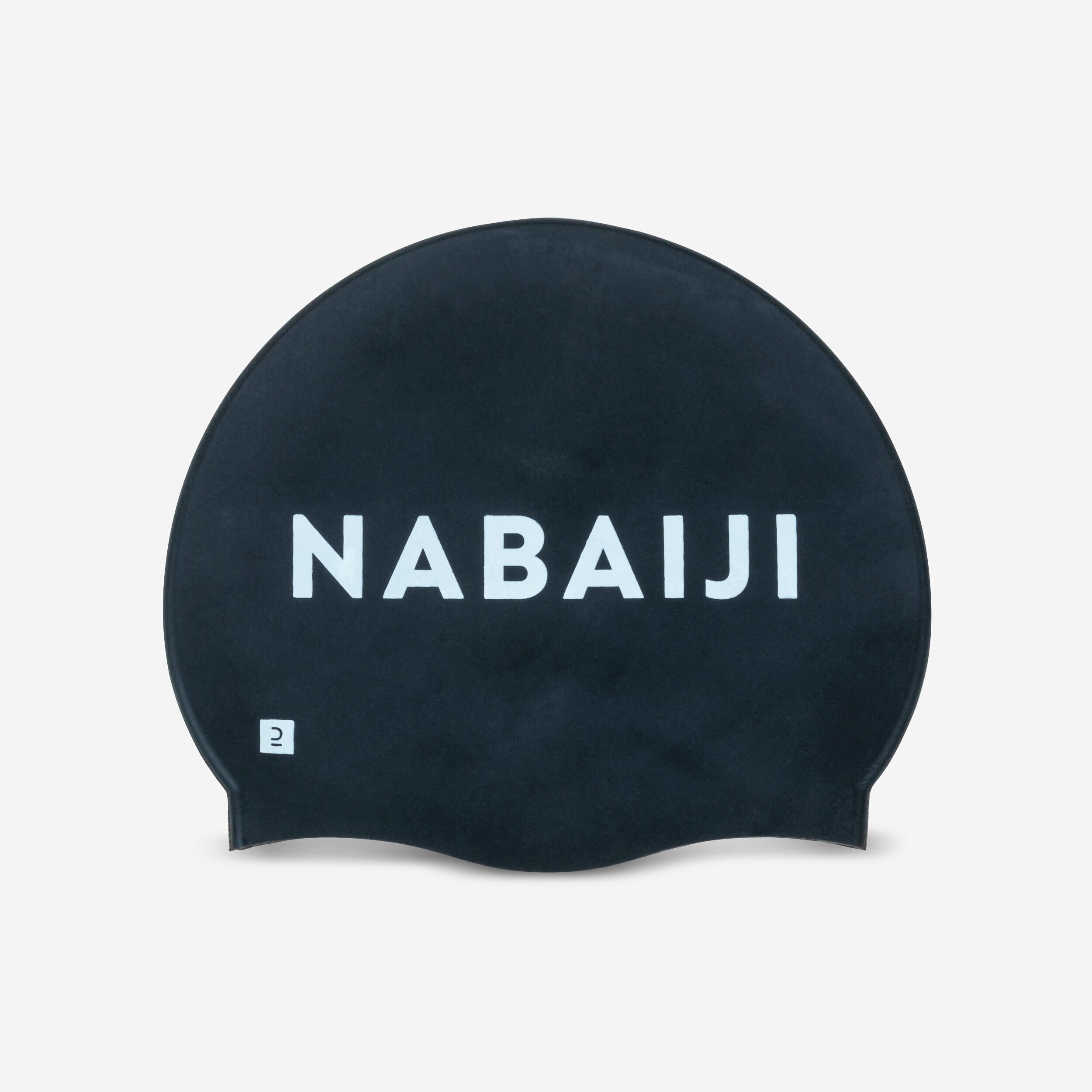 NABAIJI Silicone swim cap - BLACK