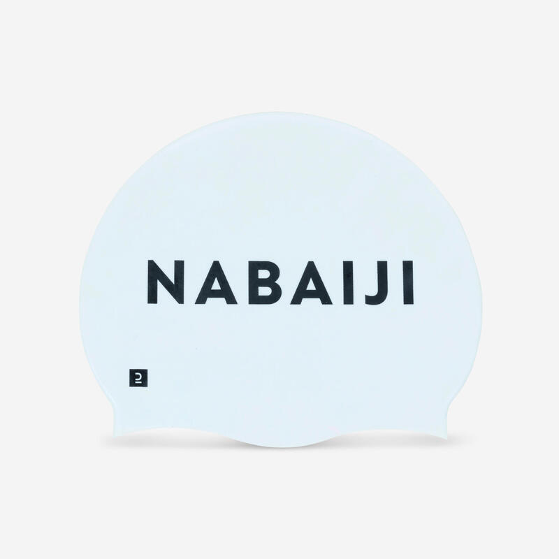 Czepek pływacki silikonowy Nabaiji Logo