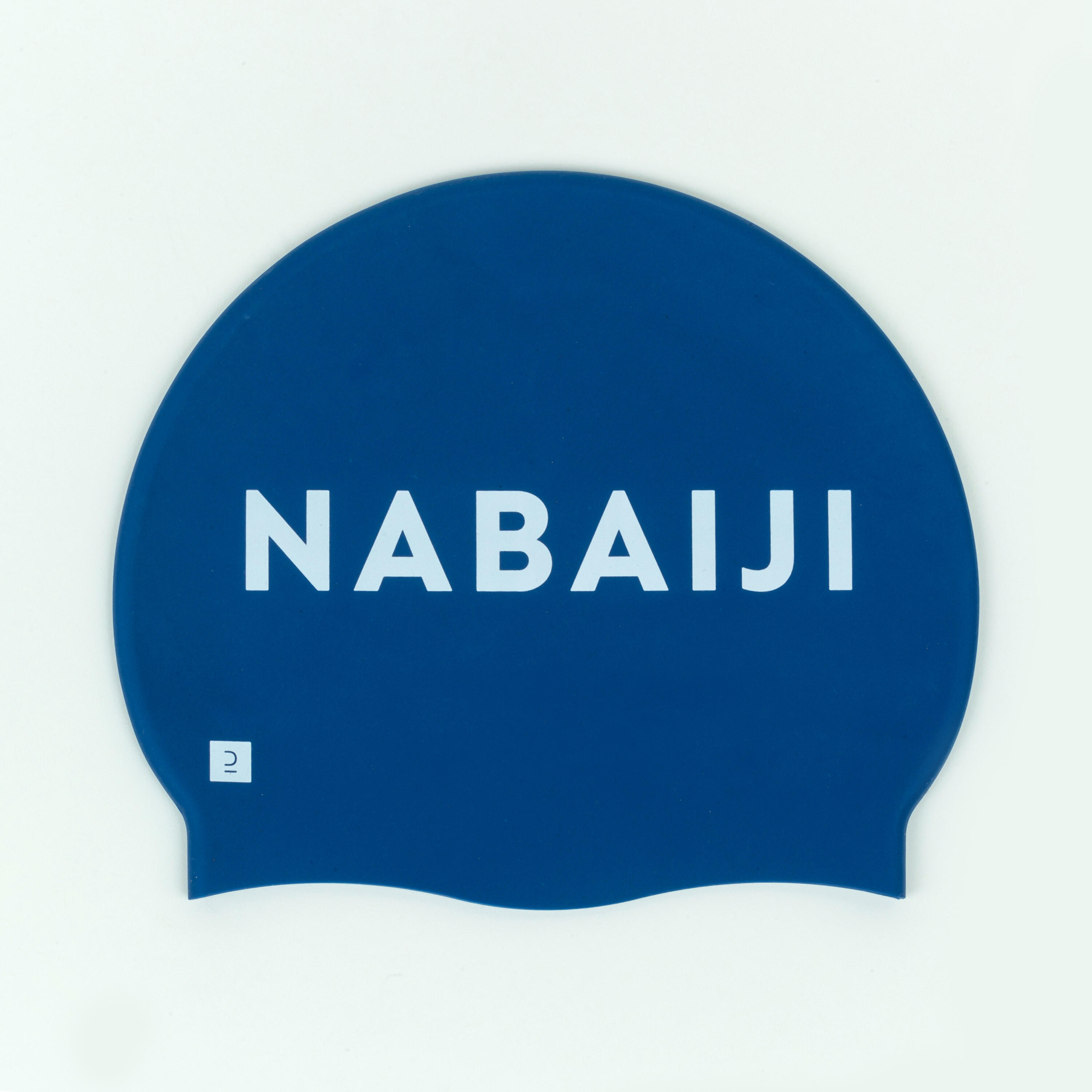 Silicone Swim Cap - Blue 1/2