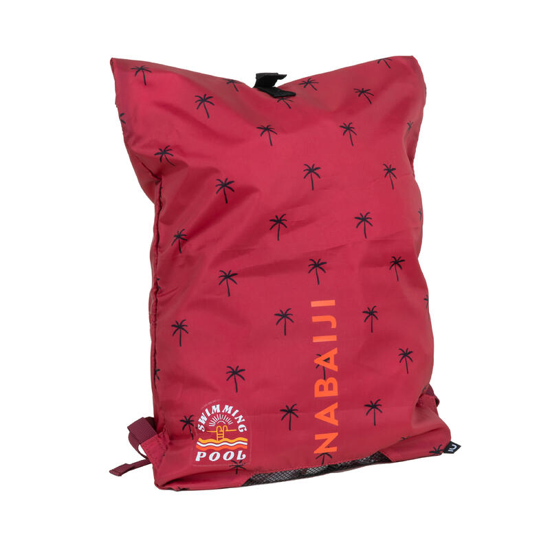 Swimming backpack Lighty Palm red