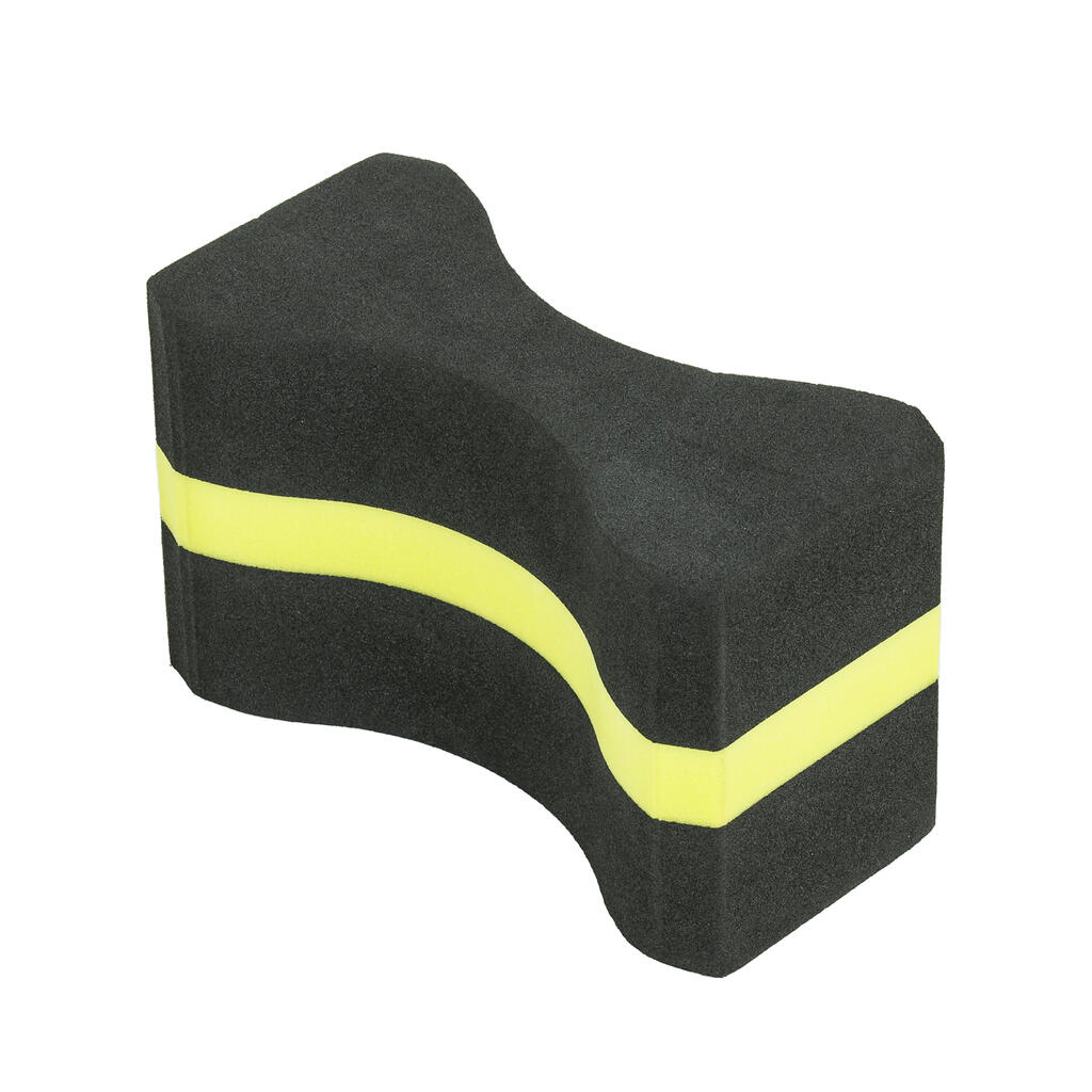 Pullbuoy de Natation 500 taille M noir jaune