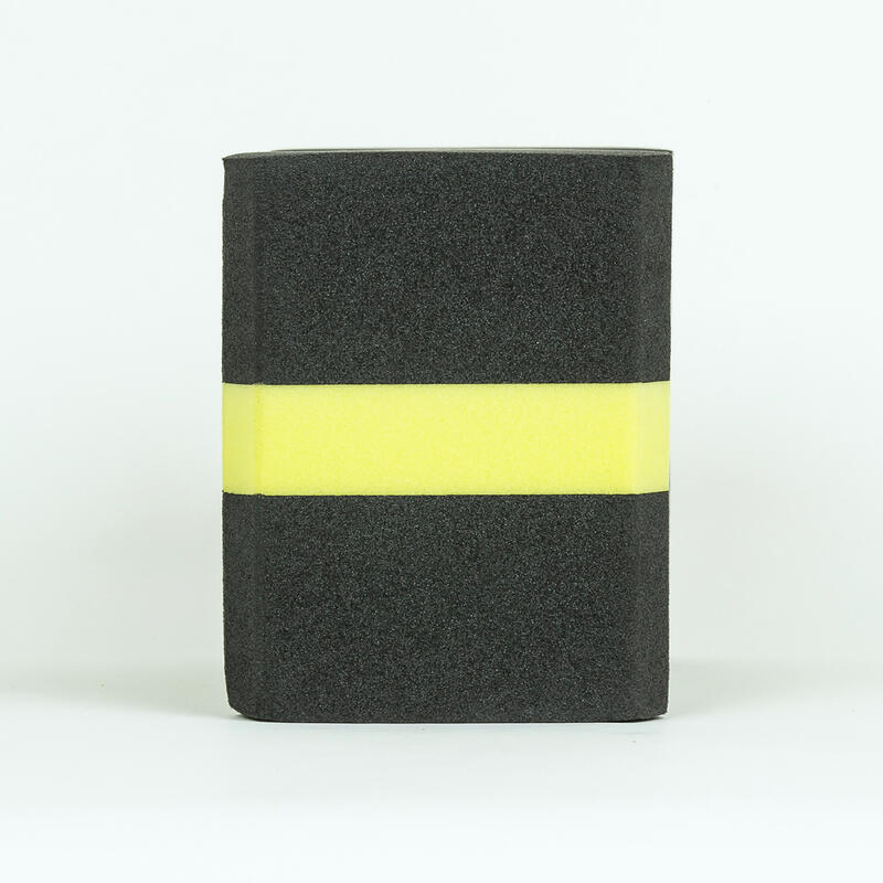M號游泳浮板500 - 黑黃配色