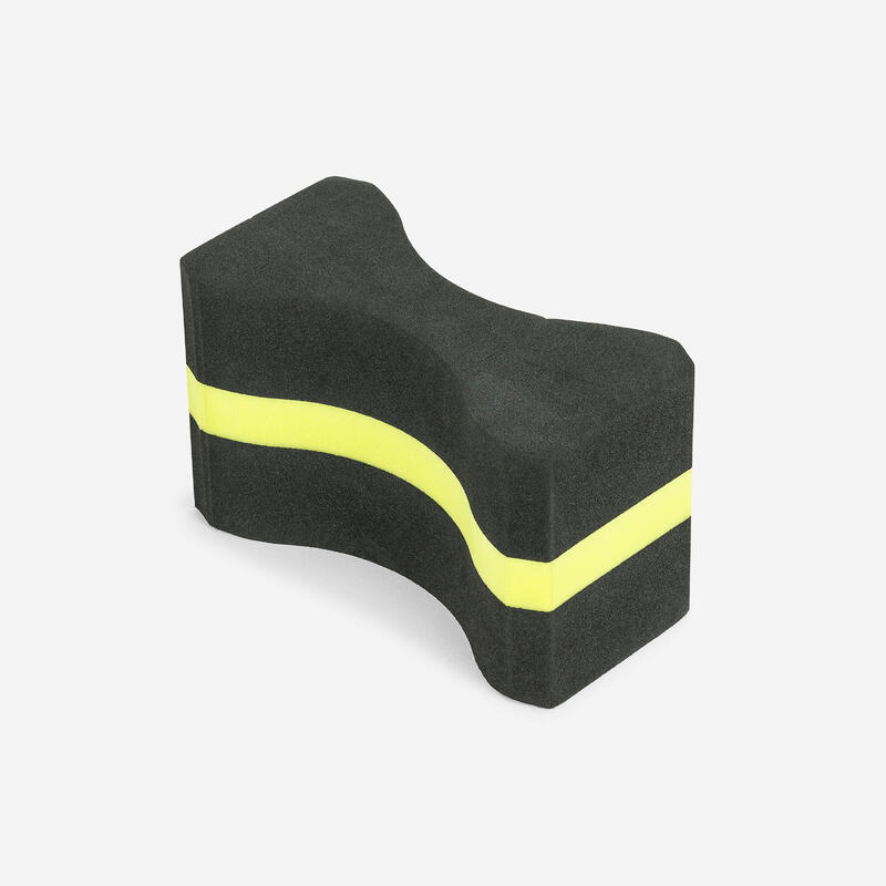 Pullbuoy de Natation 500 taille M noir jaune