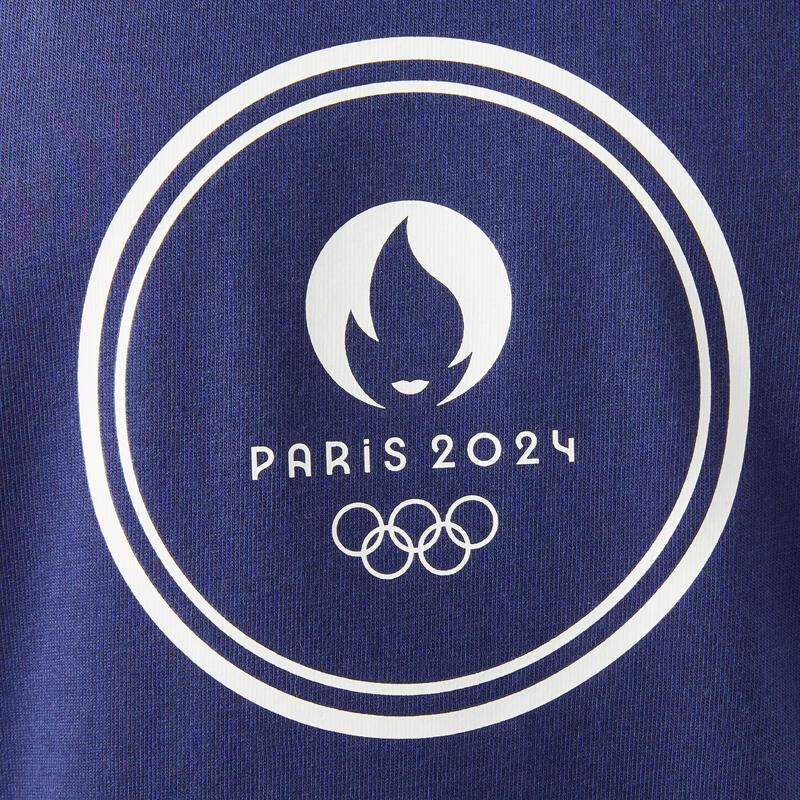 T-shirt Paris 2024 Junior Mixte Bleu Made in France