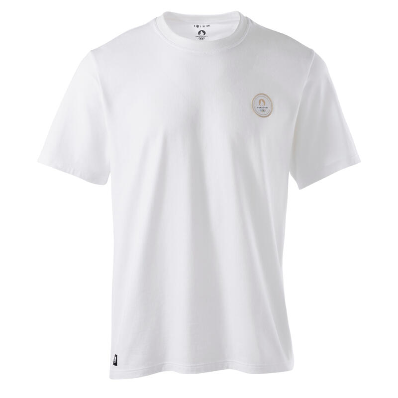 T-shirt Paris 2024 Homme - Blanc Made in France