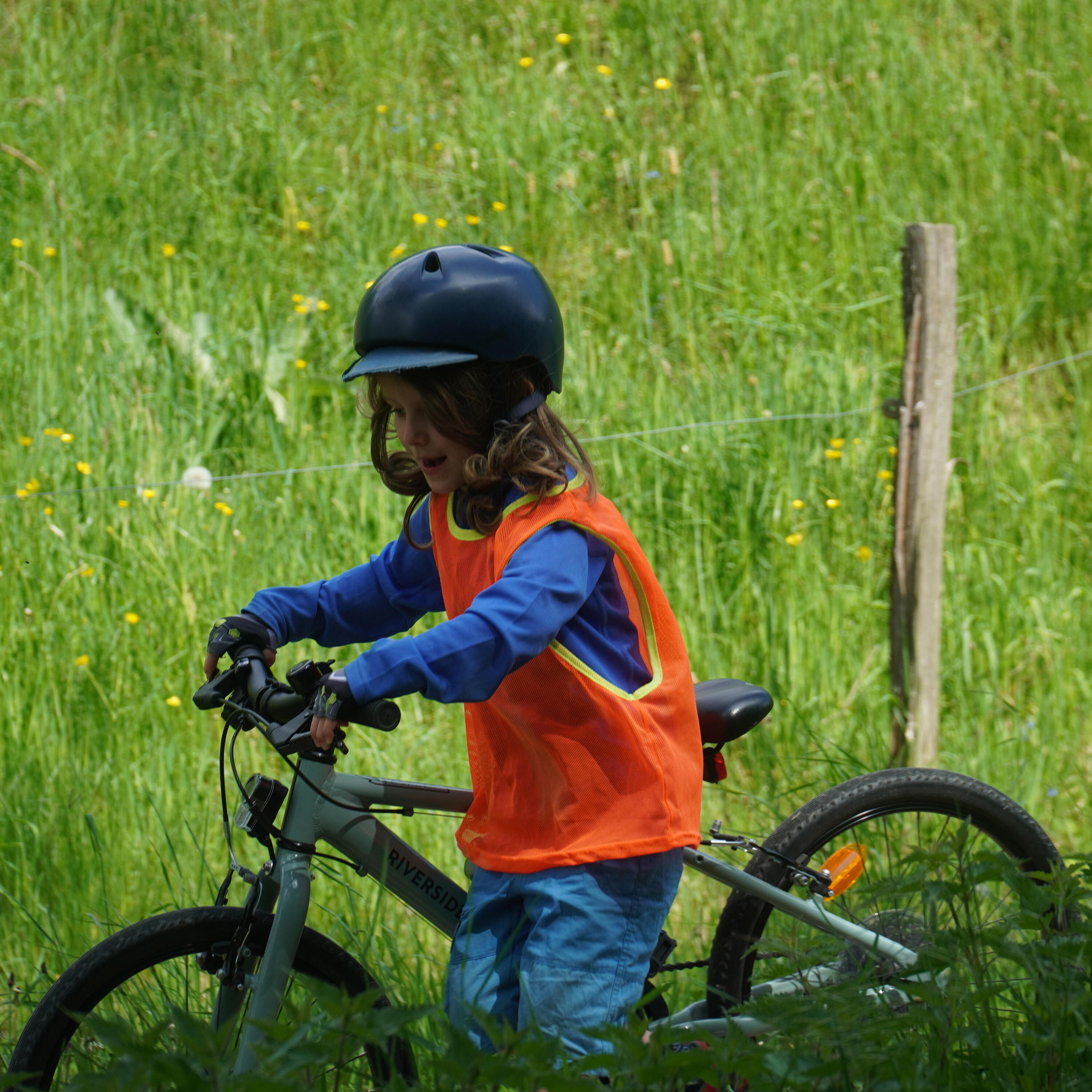 Bicicleta niños 20 pulgadas Riverside 900 gris verdoso 6-9 años 21/36