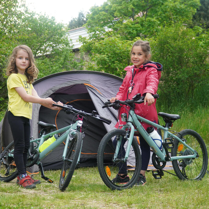 Bicicleta niños 20 pulgadas Riverside 900 gris verdoso 6-9 años