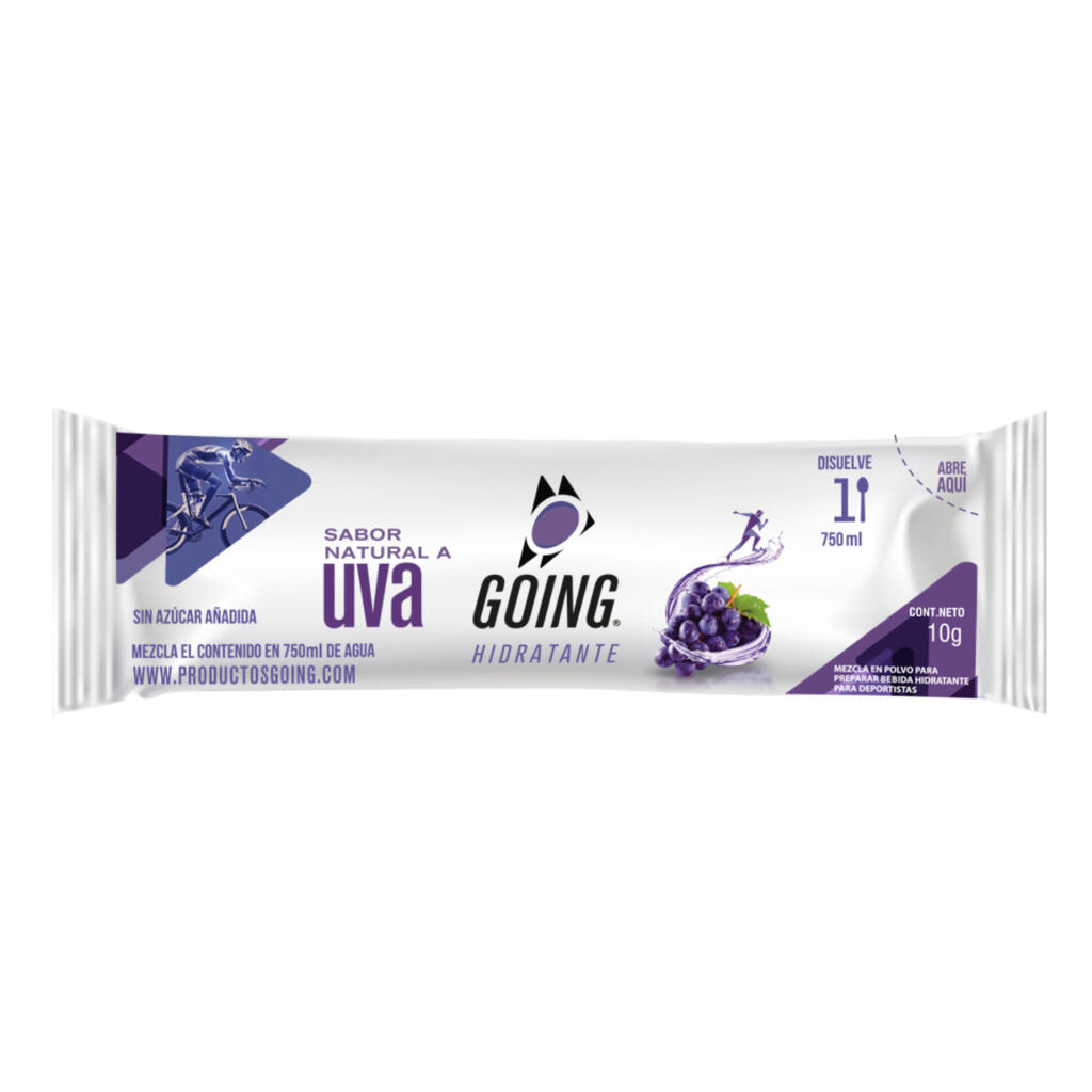 Sobre hidratante de 10gr sabor a uva Going