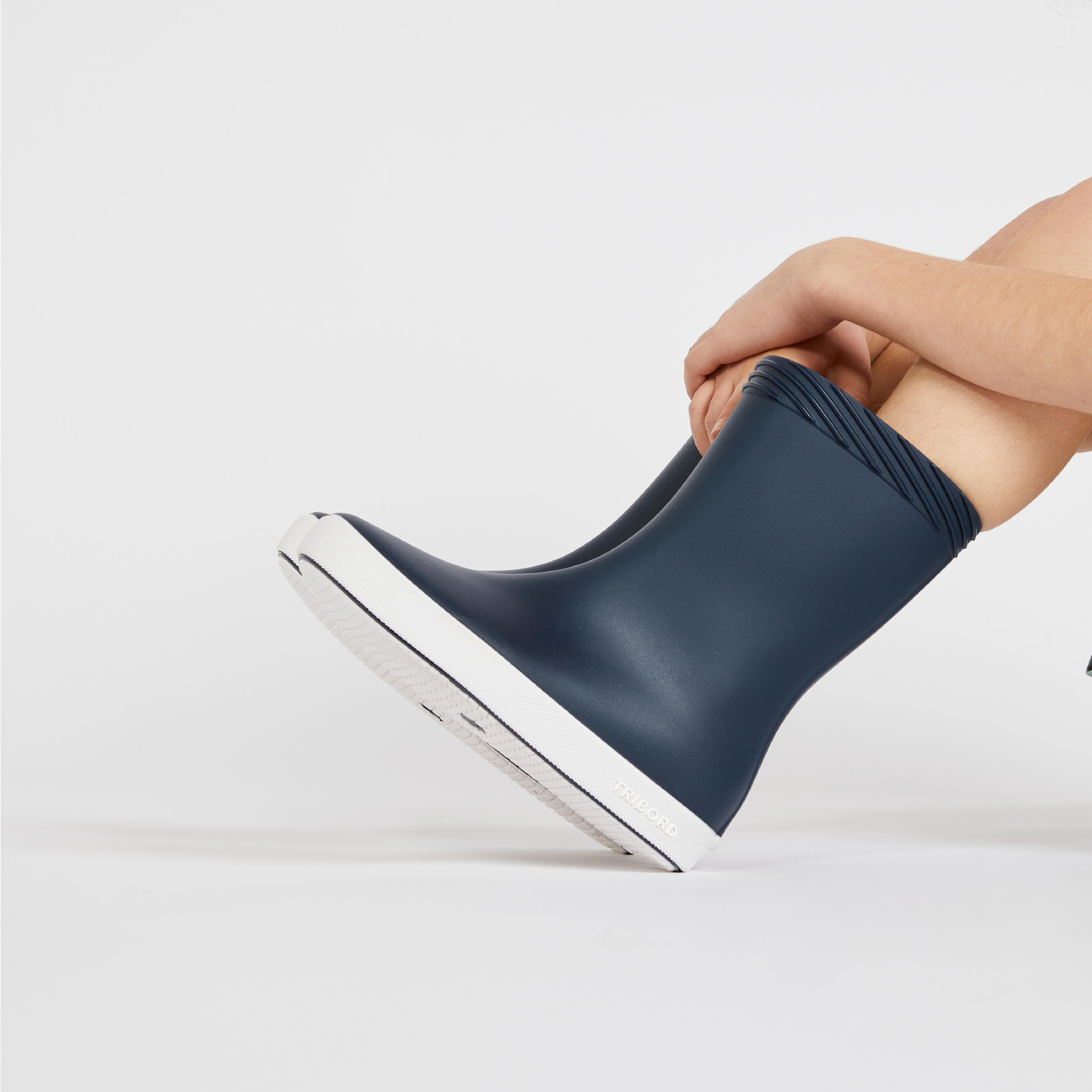 Botas Agua 100 Ni os Azul Marino Decathlon