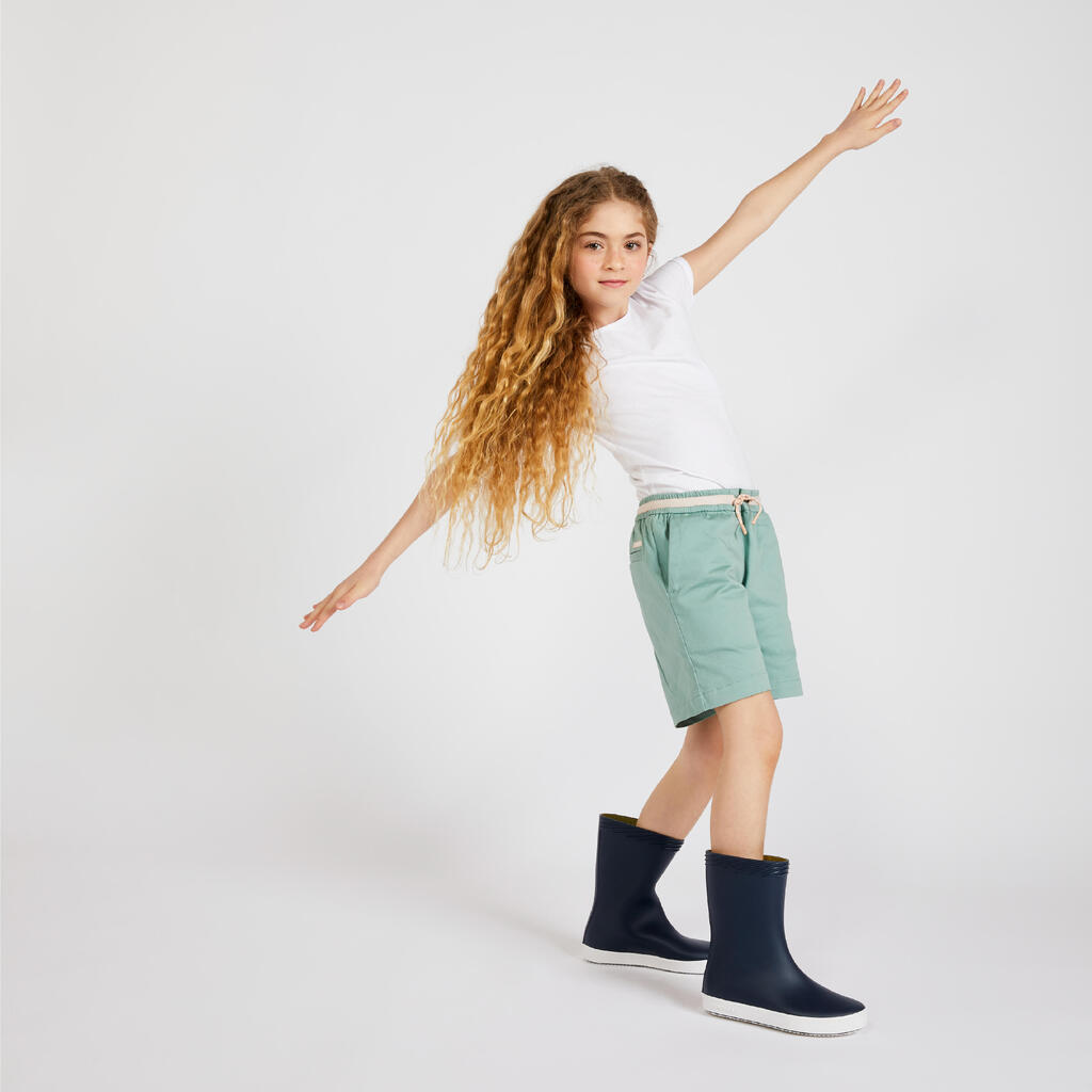 Kid's Welly  Boot 100 navy blue