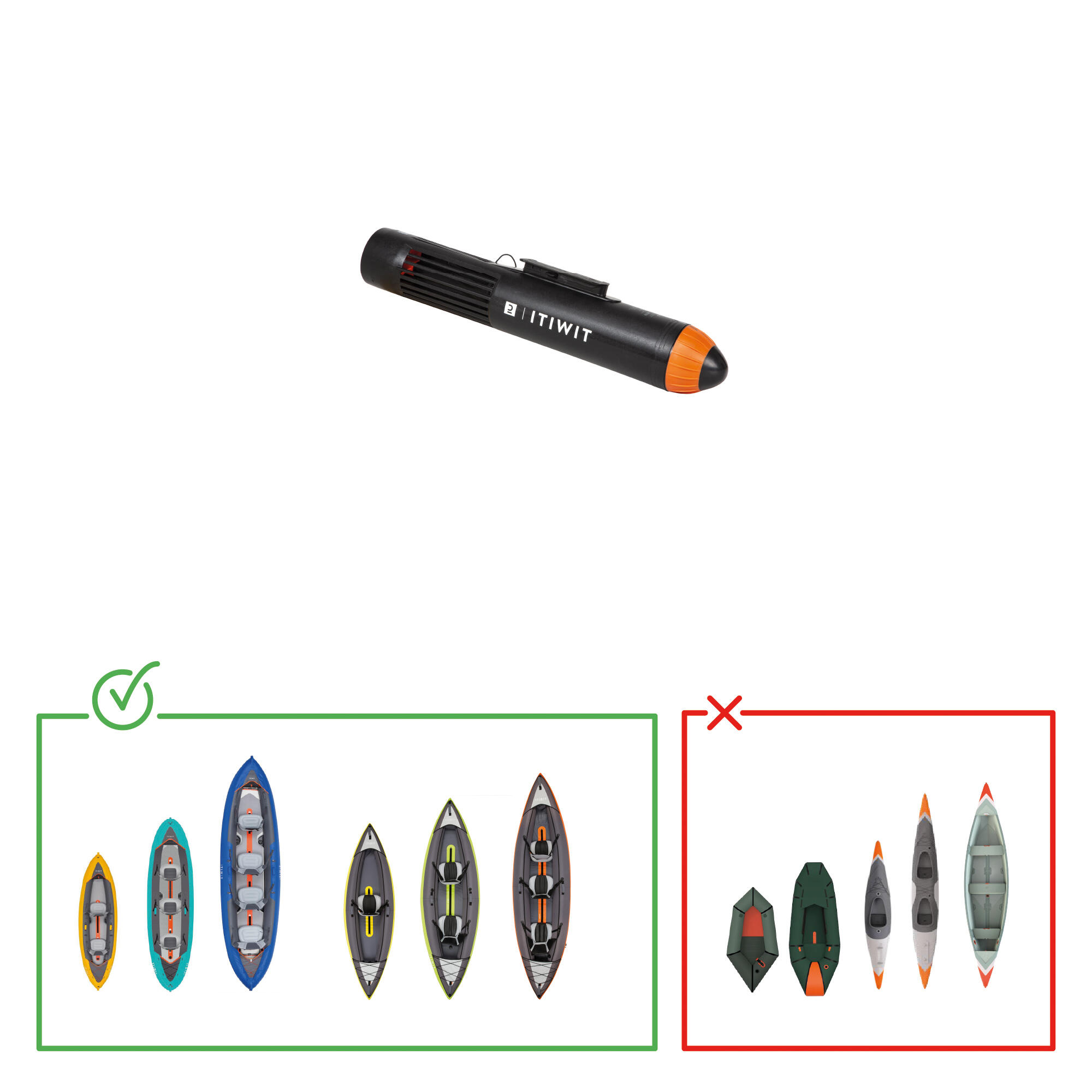 DECATHLON Elektrický motorček pre kajak alebo paddleboard bez · záber 9