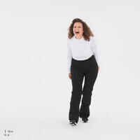 Women’s Warm and Fitted Ski Trousers 500 - Black