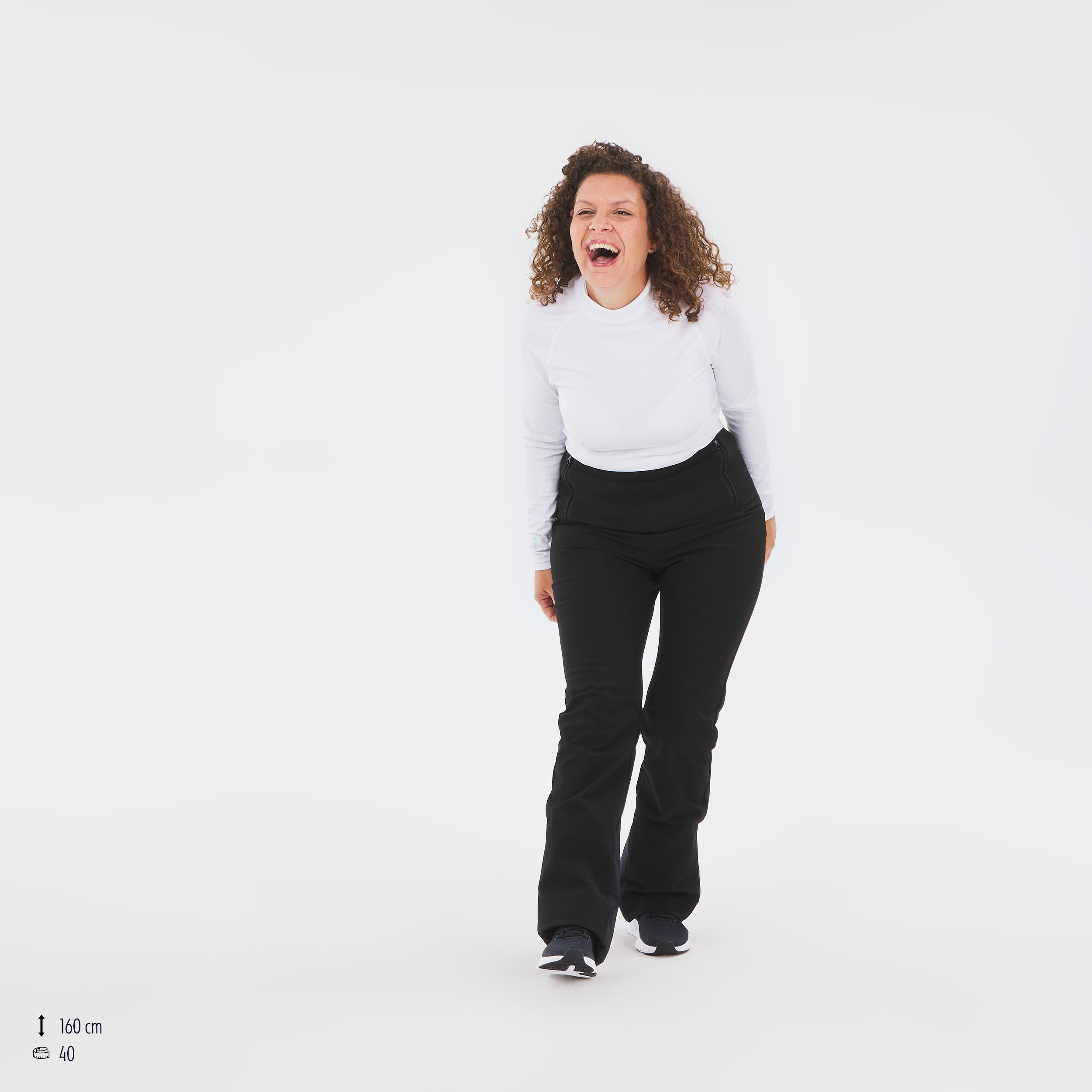 WEDZE (ウェッゼ) スキー レディース ロングパンツ ウォーム フィット