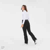 Women’s Warm and Fitted Ski Trousers 500 - Black
